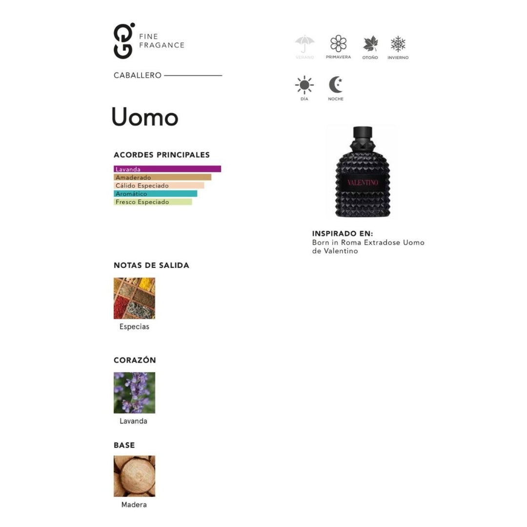 Uomo (Inspirado en Born In Roma Extradose)