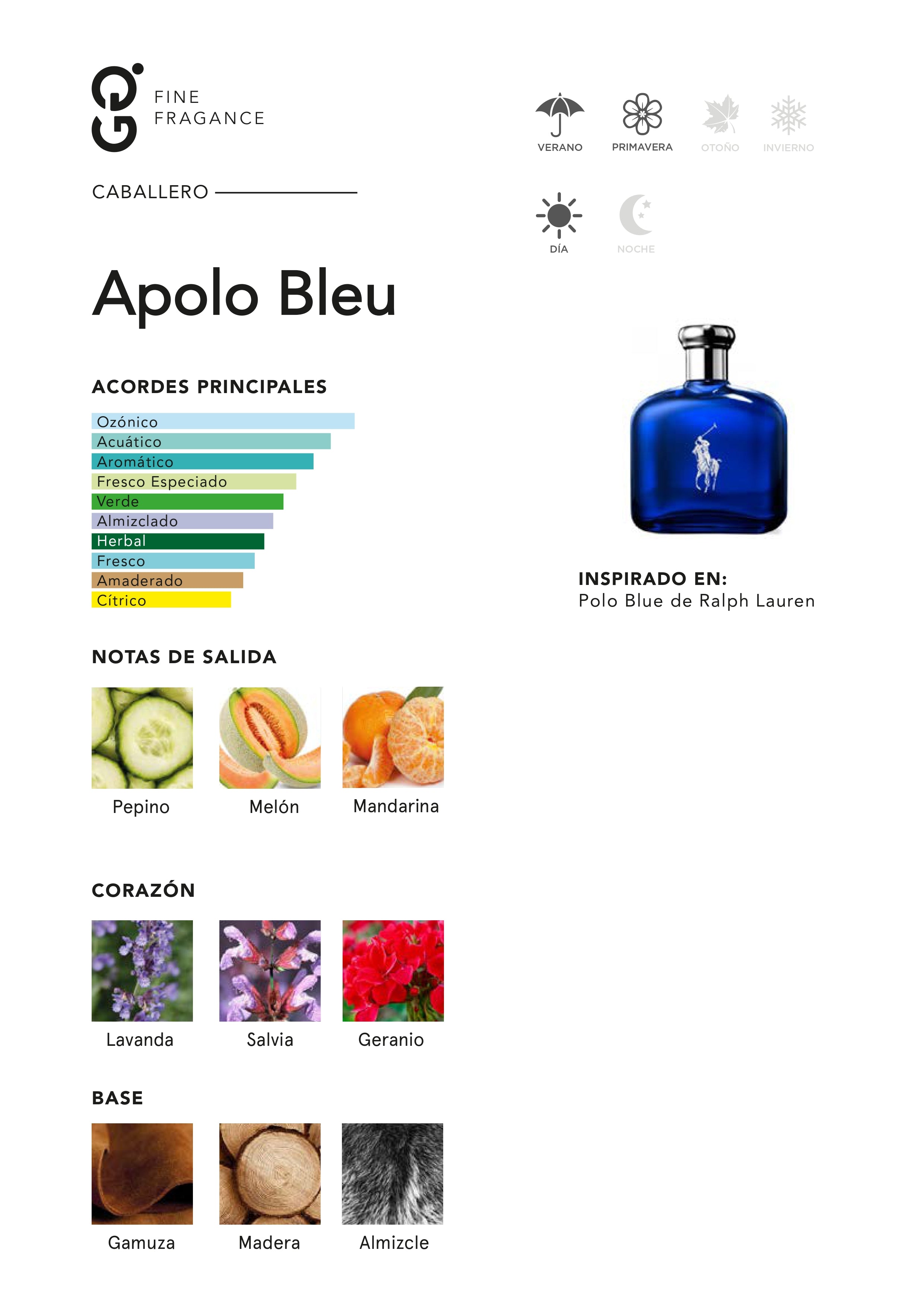 Apolo Bleu (Inspirado en Polo Blue)